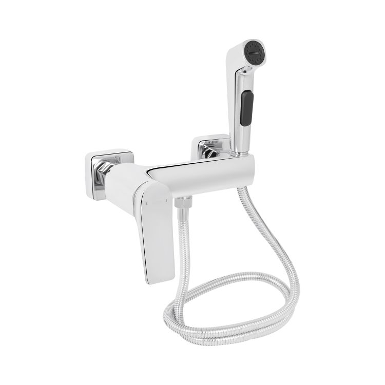 Набір для гігієнічного душу Qtap Nando QTNAN262CRM48654 Chrome - 1