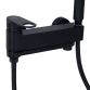 Смеситель для ванны Qtap Jay с поворотным изливом (с душевым гарнитуром) QTJAY260BLM45548 Black Matt - 5