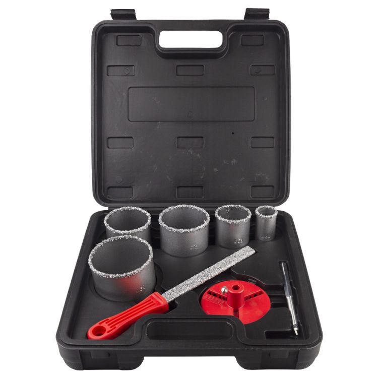 Коронки кільцеві з вольфрамовим напиленням Ø33; 53; 67; 73; 83 Sigma (1512081) - 1