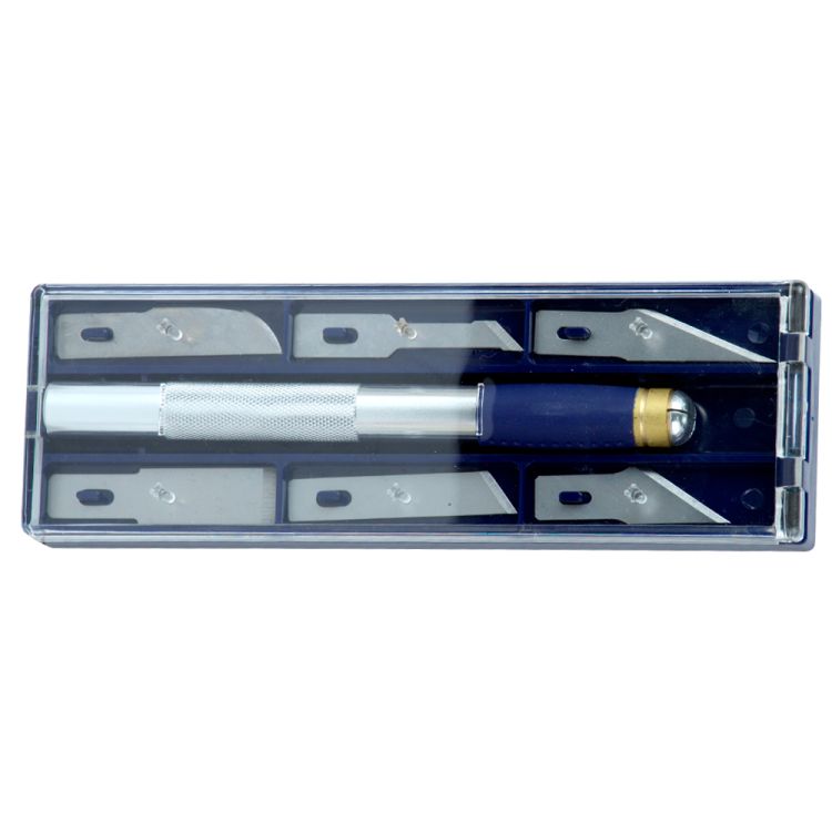 Набір ножів моделярских 6шт + тримач Sigma (8214011) - 1