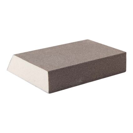 Губка шлифовальная четырехсторонняя угловая 110×90×25мм P240 Sigma (9130511) - 1