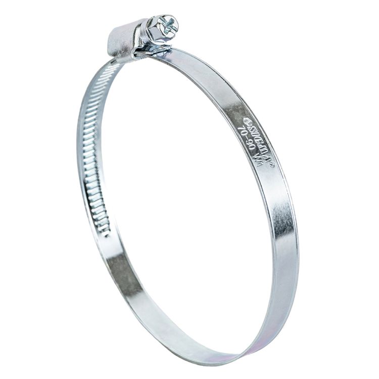 Хомут черв'ячний оцинкований 9мм D70-90мм 10шт Sigma (2511151) - 1