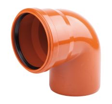Колено из ПВХ KG Ostendorf 200, 45°