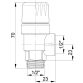 Предохранительный клапан Icma 1/2&amp;quot; ВН 2,5 бар №242 - 2