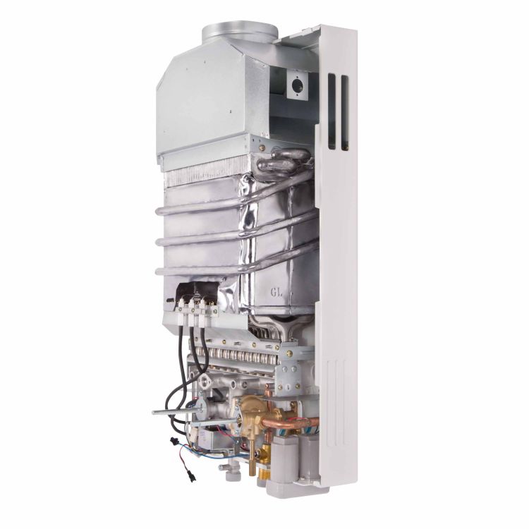 Колонка газова Thermo Alliance JSD20-10CR біла автомат-запал від батарейок - 9