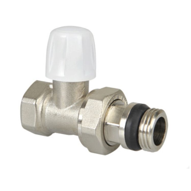 Кран радіаторний Icma 1/2&amp;quot; з антипротечкой прямій без ручки №815+940 - 1