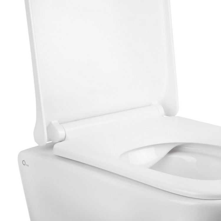 Набір Qtap інсталяція 3 в 1 Nest QT0133M425 з панеллю змиву круглої QT0111M11111SAT + унітаз з сидінням Tern QT1733052ERW - 3