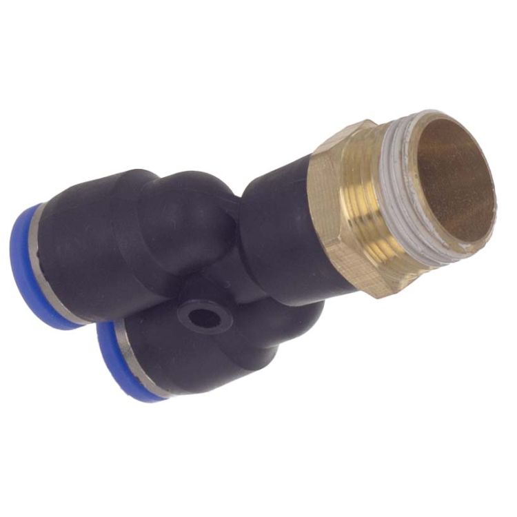 Штуцер цанговий (Y-подібний) Sigma Ø8*8*8 мм МТ 3/8&amp;quot; - 6