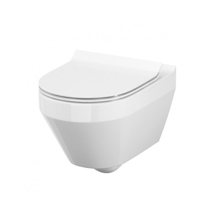 Унітаз підвісний Cersanit CARINA CLEAN ON з дюропластовим сидінням - 1