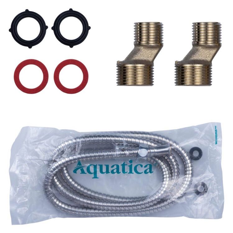 Смеситель-кран для ванны AQUATICA QN-2C458C - 5