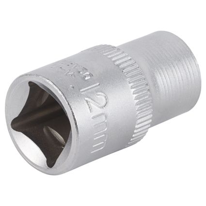 Насадка шестигранная короткая 1/2&amp;quot; 12мм CrV mid Sigma (6071121) - 4
