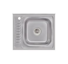 Кухонна мийка Brinex 6050-R 0,6 мм Satin (BRIN6050RSAT06)