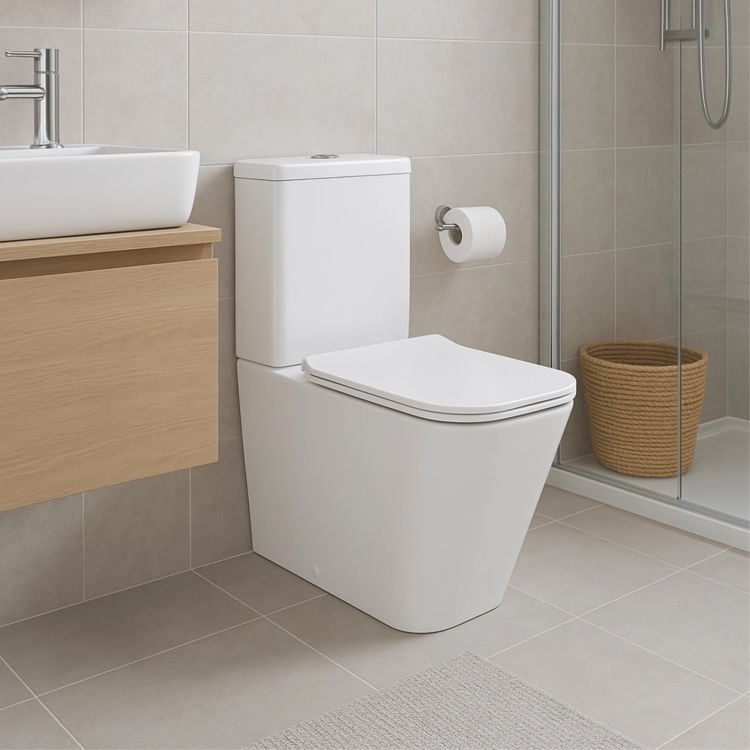 Набір Qtap інсталяція 4 в 1 з панеллю змиву Nest (QT0133M425 + QT0111M06028CRM) + унітаз з сидінням Robin QT1333046ERW - 3