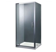 Душова кабіна Primera FRAME 900х900х1900 розпашна реверсивна хром, скло сіре без піддону SHRG56906