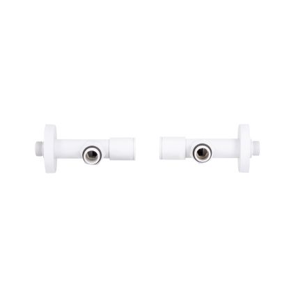 Комплект кранів Thermo Alliance Standart 1/2&amp;quot; З для рушникосушарки кутовий білий SF395W15W - 4