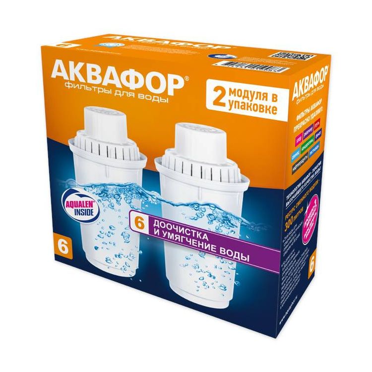 Картридж Аквафор В100-6 (комплект) (2шт) - 1