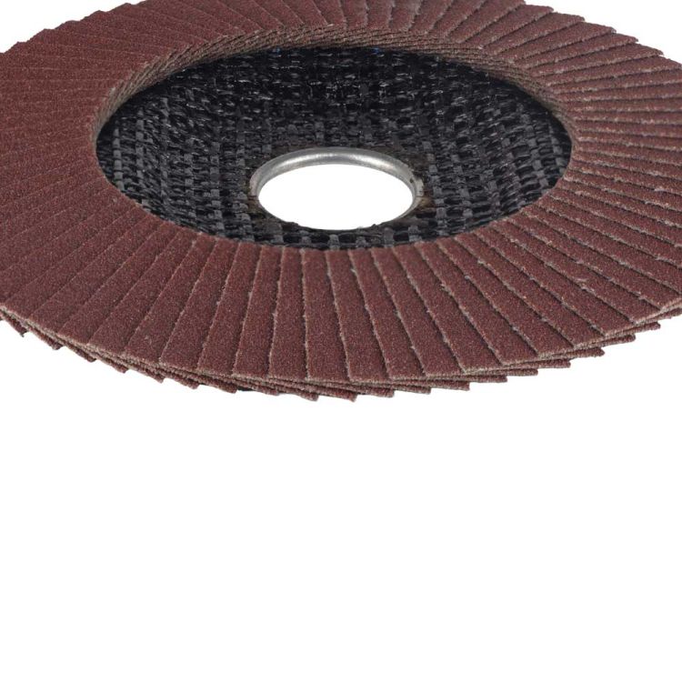 Круг пелюстковий торцевій Т29 (конічний) Ø125мм P150 Sigma (9172671) - 6