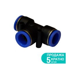 Соединение цанговое (T-образное) Ø12*12*10мм Sigma (7026361)
