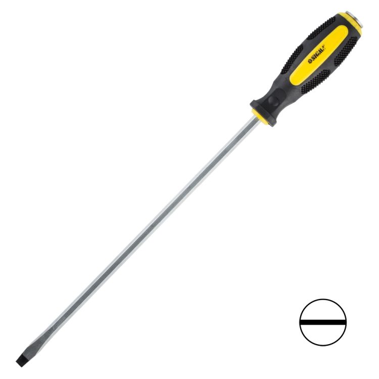 Отвертка ударная шлицевая SL8x300мм CrV Sigma (4004481) - 1
