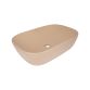 Раковина накладна Qtap Robin 600x390x150 мм, Beige, прямокутна, з донним клапаном QTROB188SB49787 - 1