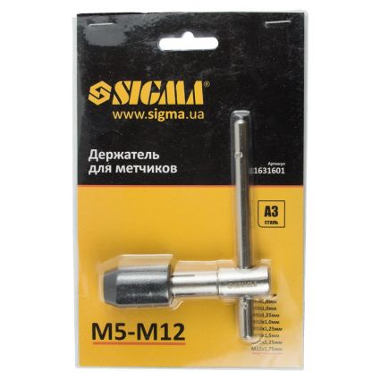 Тримач для мітчиків М5-М12 Т-подібний Sigma (1631601) - 3