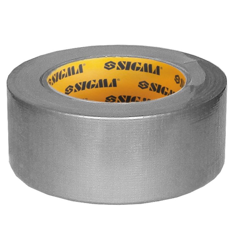 Лента армированная (серая) 50мм×50м Sigma (8419101) - 1