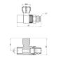 Кран кульовий радіаторний PPR Thermo Alliance 20х1/2&amp;quot; прямий - 2
