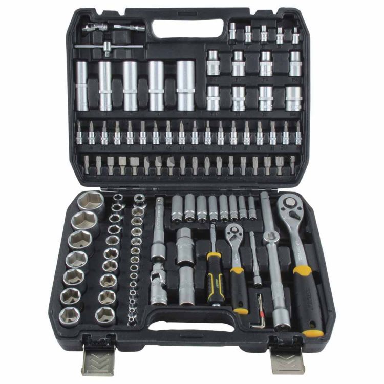 Набор насадок торцевых и бит 1/4&amp;quot;, 1/2&amp;quot; 108шт CrV mid Sigma (6003771) - 7