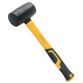 Киянка резиновая чёрная 340г фиберглассовая рукоятка SIGMA (4317351) - 2