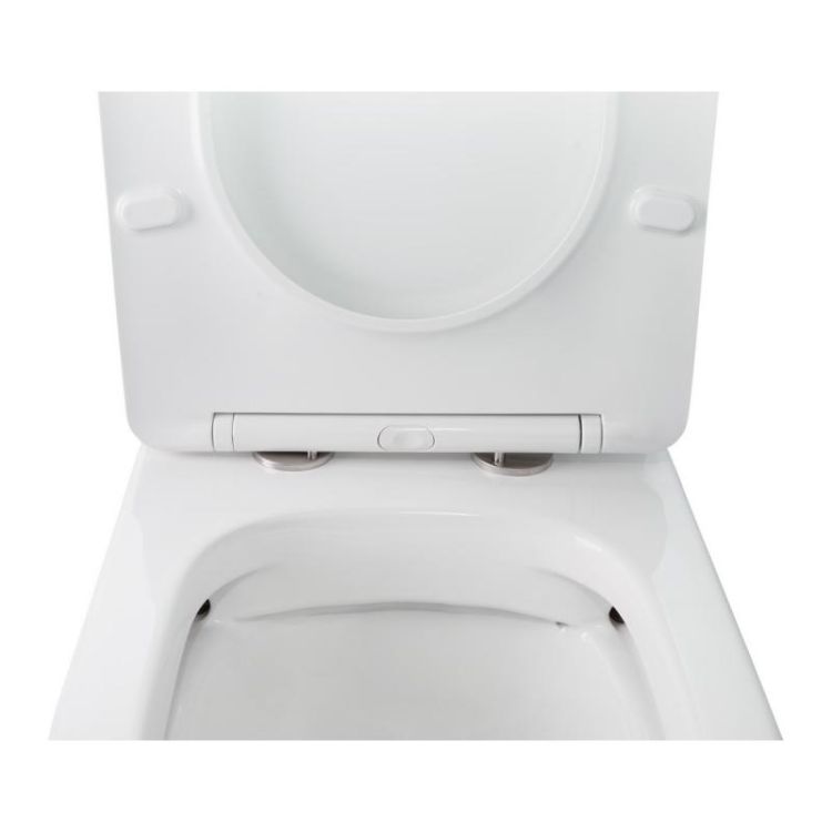 Унітаз-компакт Stork WHI 2178P безобідковий, Q-tap - 5