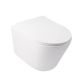 Qtap Swan подвесной унитаз Ultra Quiet сиденье Slim Duroplast/ Soft-close/ Quick relase 485х360х320 мм WHITE - 1