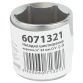 Насадка шестигранна коротка 1/2&amp;quot; 32мм CrV mid Sigma (6071321) - 5