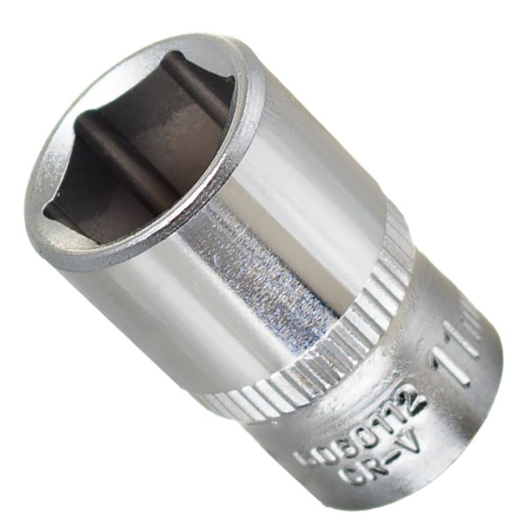 Насадка шестигранна коротка 1/4&amp;quot; 11мм CrV ULTRA (6060112) - 5