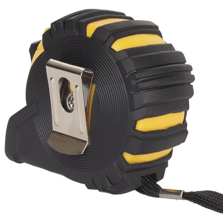 Рулетка магнитная обрезиненная JT фиксатор+тормоз 3м×16мм SIGMA (3823021) - 6