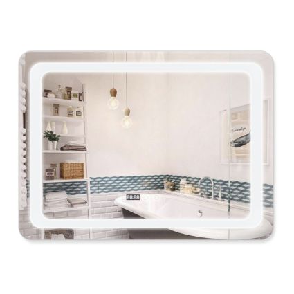 Зеркало Qtap Mideya с антизапотеванием 800х600 QT2078F908W - 1