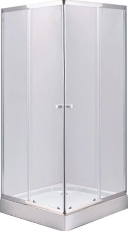 Душевая кабина квадратная 90*90 START-8126E, стекло проз.+поддон+сифон SANYMAX - 1