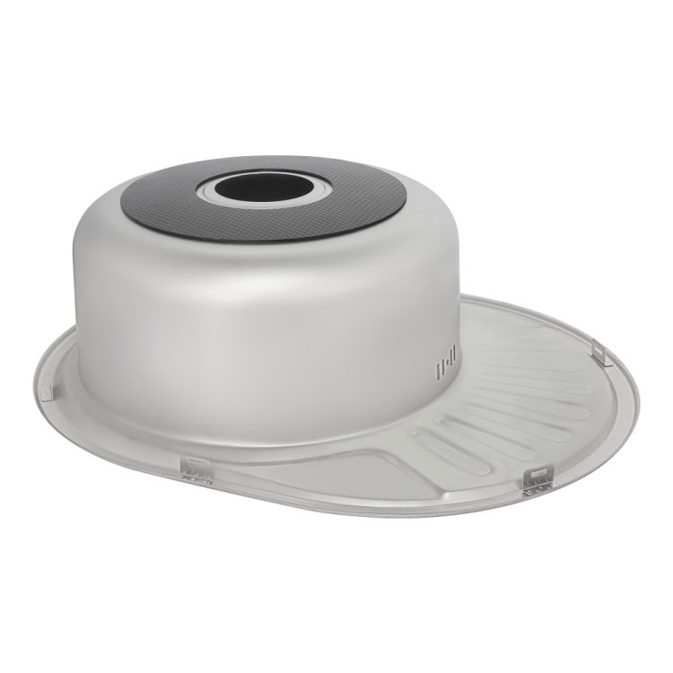 Кухонна мийка Brinex 5745 0,8 мм Satin (BRIN5745SAT08) - 5