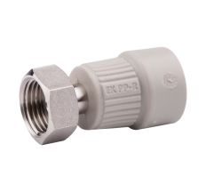 Переход с металлической вставкой и НГ Ekoplastik 20x1/2&quot;