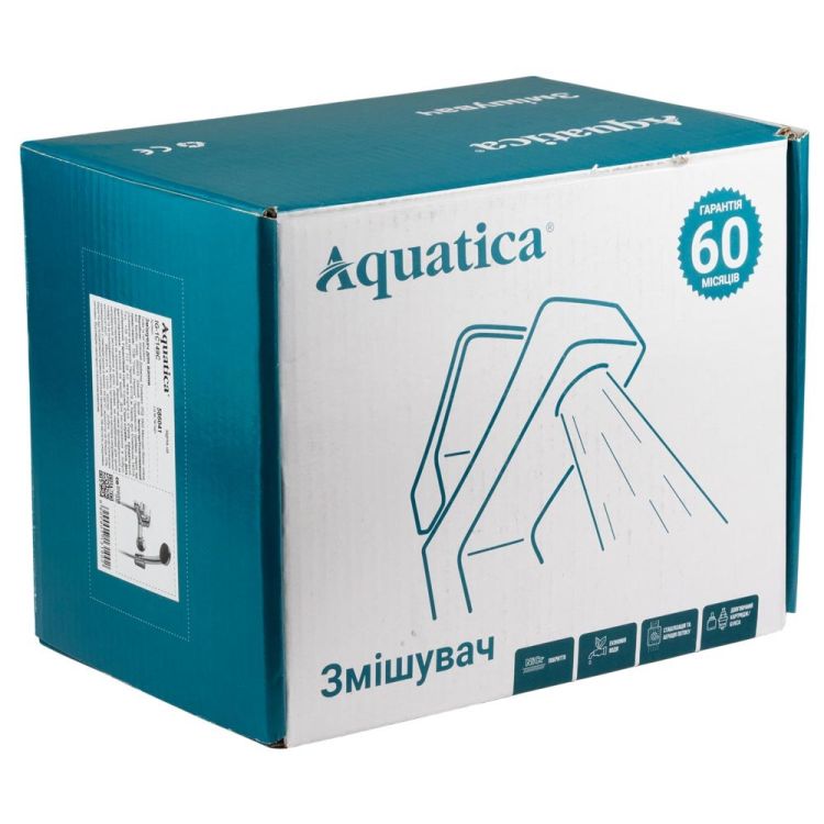 Змішувач IG Ø35 для ванни литий AQUATICA IG-1C149C (9709200) - 5