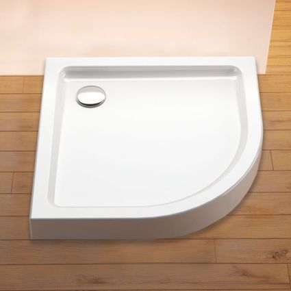 Душевой поддон MERIDA 90 Slim R-550 373707 полукруглый с сифоном,тип низкий Ravak - 2