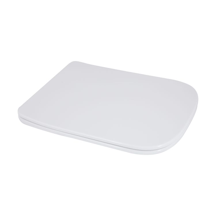 Унитаз подвесной Qtap Tern Ultra Quiet безобедочный с сиденьем Soft-close WHITE QT17332303AW - 7