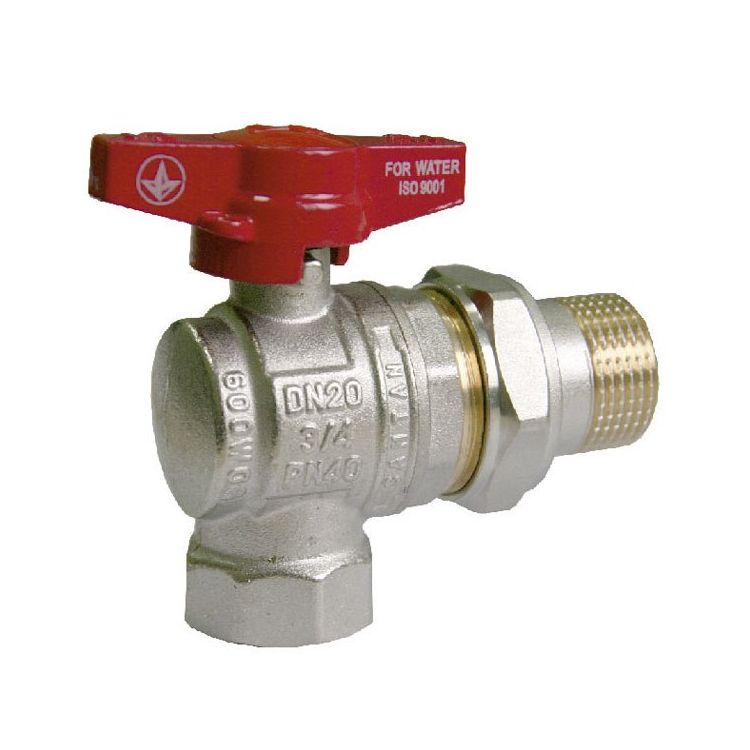 Кран з амер. 1/2&amp;quot; кутовий SANTAN посилений Premium №322 - 1