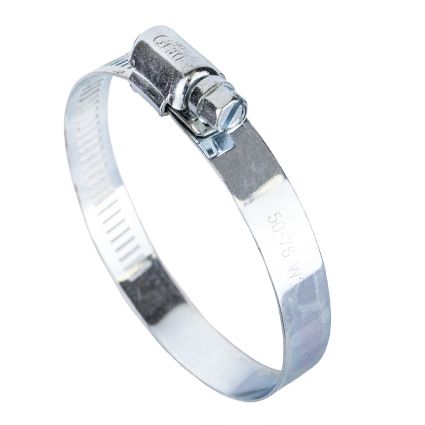 Хомут червячный оцинкованный 12,7мм D50-76мм 10шт Grad (2511465) - 2