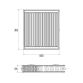 Радиатор стальной Aquatronic 22-К 300х1400 боковое подключение - 2