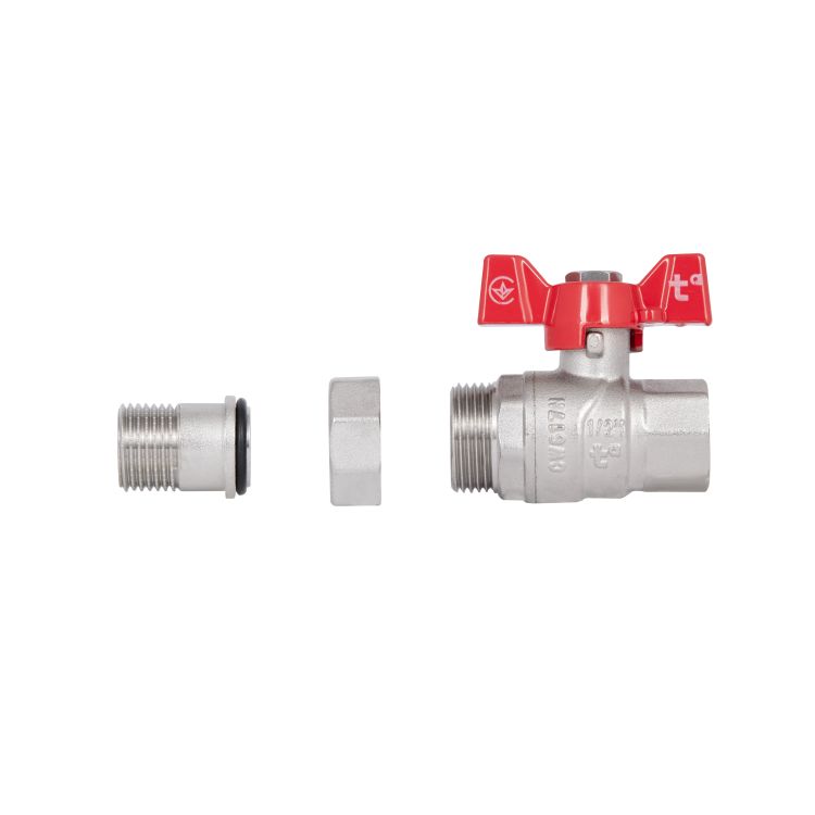 Кран шаровой &amp;quot;Американка&amp;quot; SD Forte 1/2&amp;quot; прямой - 9