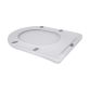 Унітаз підлоговий Qtap Vlasta Ultra Quiet безобідковий з сидінням Soft-close WHITE QT28228300W - 7