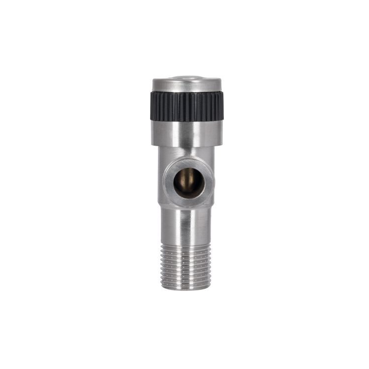 Кран кутовий Thermo Alliance Standart 1/2&amp;quot;ЗЗ нерж., з керам. буксою TAS345W1515SS - 4