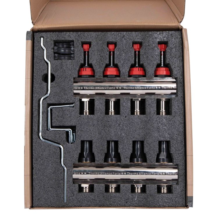 Колектор з витратомірами SD Forte 1&amp;quot; на 4 виходи - 9