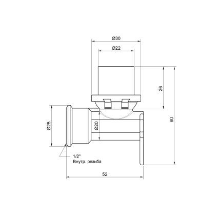 Кут 16*1/2в настен.&amp;quot;Icma&amp;quot; № 410 - 2