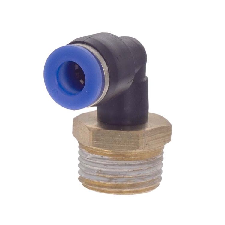 Штуцер цанговый (угловой) Ø6*6*6мм МТ 3/8&amp;quot; Sigma (7027101) - 2